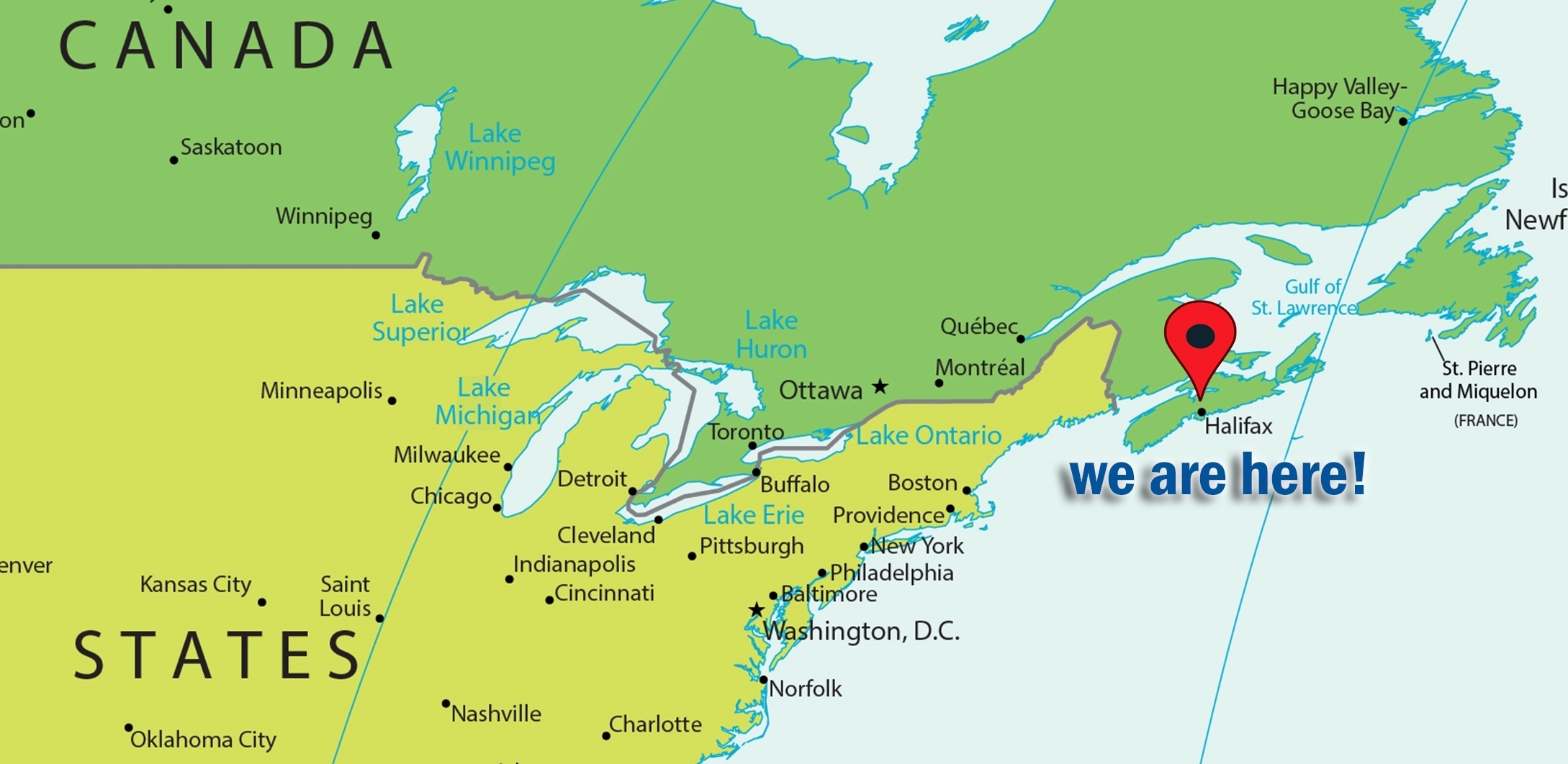 Halifax on world map1